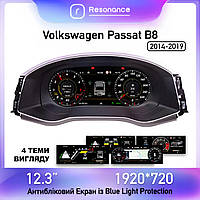 Панель приладів Volkswagen Passat B8 (2014-2019). Цифрова LCD в стилі VW 2024 (Active Info Display)