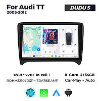 Штатна магнітола Audi TT (2006-2014) 2K (2000x1200) QLED, GPS + 4G + CarPlay