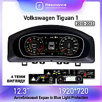 Панель приладів Volkswagen Tiguan 1 (5N) (2010-2015). Цифрова LCD в стилі VW 2024 (Active Info Display)