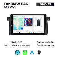 Магнітола BMW 3-серії (E46) (1997-2004) DUDU 3 9" QLED, 4/64