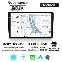 Універсальна Штатна магнітола DUDU 6 10,3" 6/64 Гб, 2K 2000x1200 QLED, GPS + 4G + CarPlay