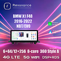 Магнітола DUDU BMW X1 F48 6/64, NBT, 2016-2018 Стиль A (Audi Style) 12.3"