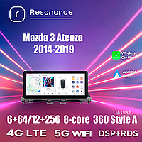 Магнітола DUDU Mazda 3 Atenza 2014-2019 12.3" 6/64, Стиль A (Audi Style)