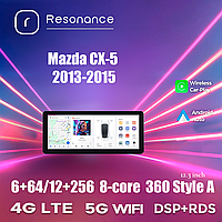 Магнітола DUDU Mazda CX-5 2013-2015 12.3" 6/64, Стиль A (Audi Style)