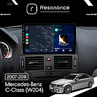 Магнітола Mercedes Benz C-Class (W204) (2007-2011) T100 2/32, 9" IPS (CarPlay)