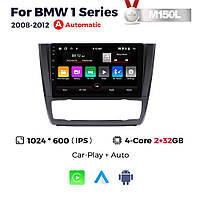 Штатна магнітола BMW 1-серії (E81) (2008-2012) M160L(2/32 Гб), HD (1024x600) GPS CarPlay Кондиціонер