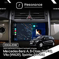 Магнітола Mercedes-Benz B-Class (W245) / Vito (W639) / Sprinter (W906) Resonance T100 2/32, 9" IPS (CarPlay)