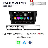 Штатна магнітола BMW 3-серії (E90) (2005-2013) M160 (2/32 Гб), HD (1024x600) GPS CarPlay