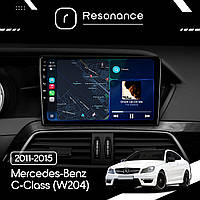 Магнітола Mercedes-Benz C-Class (W204) (2011-2015)  Resonance T100 2/32, 9" IPS (CarPlay)