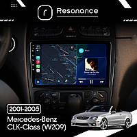 Магнітола Mercedes-Benz CLK-Class (W209) (2001-2005)  Resonance T100 2/32, 9" IPS (CarPlay)