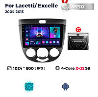 Штатна магнітола Chevrolet Lacetti (Optra), Buick Excelle (2004-2013) M100 (1/32 Гб), HD (1280x720) QLED, GPS