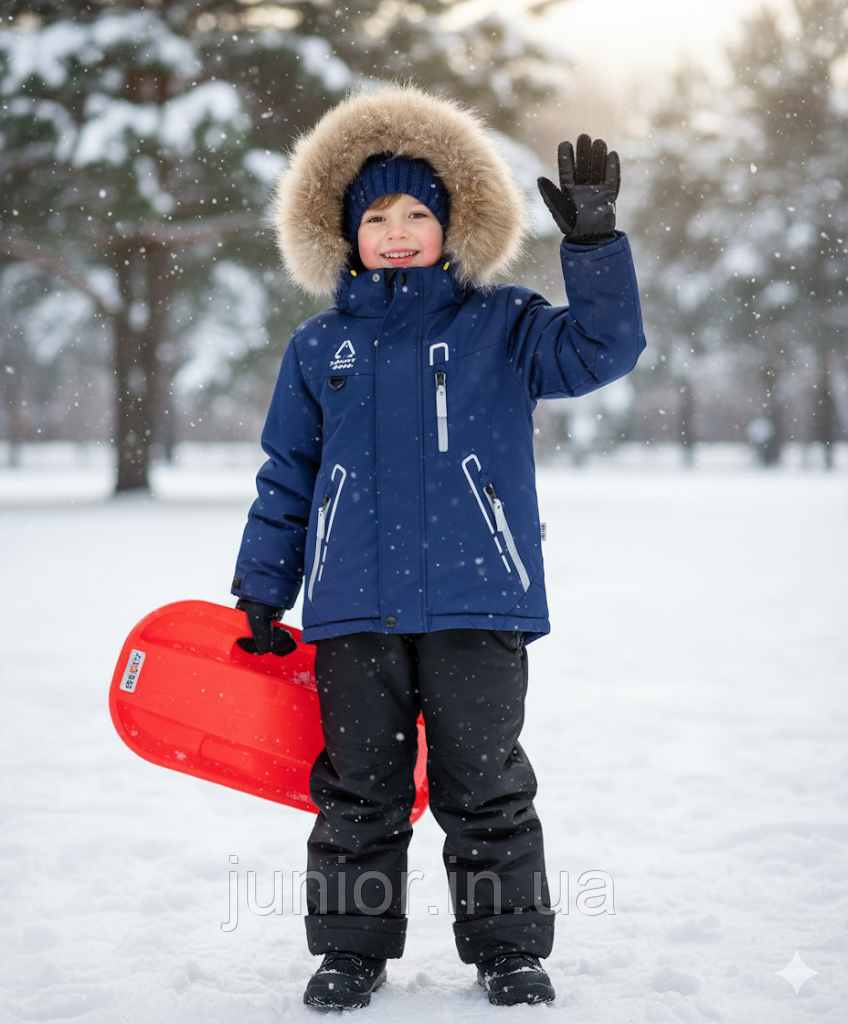 Роздільний зимовий комбінезон Зимовий Комплект LRUBY для хлопчика (аналог Reima) для хлопчика (98-122р), фото 1