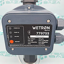 Контролер тиску електронний 1.1кВт Ø1 "+ рег тиску вкл 1.5-3.0 bar WETRON DSK-8.1 (779755), фото 2