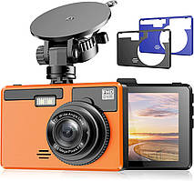 Відеореєстратор ANKEWAY K1 з 3 чохлами, автомобільна камера 1080P FHD