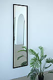 Настінне дзеркало на повний зріст в рамі 165*40 чорне, фото 2