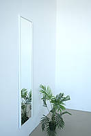 Настінне дзеркало на повний зріст в рамі 165*40 біле