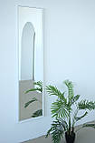 Настінне дзеркало на повний зріст в рамі 165*40 біле, фото 2