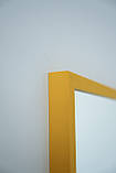 Настінне дзеркало на повний зріст в рамі 165*40 жовте, фото 3