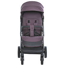 Коляска дитяча прогулянкова EL CAMINO BEYA ME 1127-B Vintage Plum Бордова, фото 4