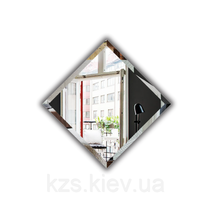 Плитка дзеркальна, фацет 15 мм, 200х200мм, фото 1