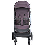 Коляска дитяча прогулянкова EL CAMINO BEYA ME 1127-B Vintage Plum Бордова, фото 3
