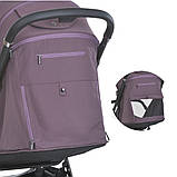 Коляска дитяча прогулянкова EL CAMINO BEYA ME 1127-B Vintage Plum Бордова, фото 9
