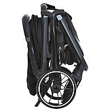 Коляска прогулянкова дитяча EL CAMINO BEYA ME 1127-B Black Чорна, фото 3