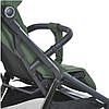 Коляска прогулянкова дитяча EL CAMINO BEYA ME 1127-B Khaki Green Зелена, фото 7