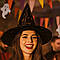 Капелюх Відьми для Хеллоуїна 38х34.5х9.5см / Костюм на Halloween / Ковпак відьми / Капелюх для відьми, фото 4