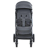 Коляска прогулянкова дитяча EL CAMINO BEYA ME 1127-B Midnight Gray Сіра, фото 6