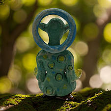 Керамічна фігурка ручної роботи / Статуетка для декору з кераміки, талісман для дому, фото 2