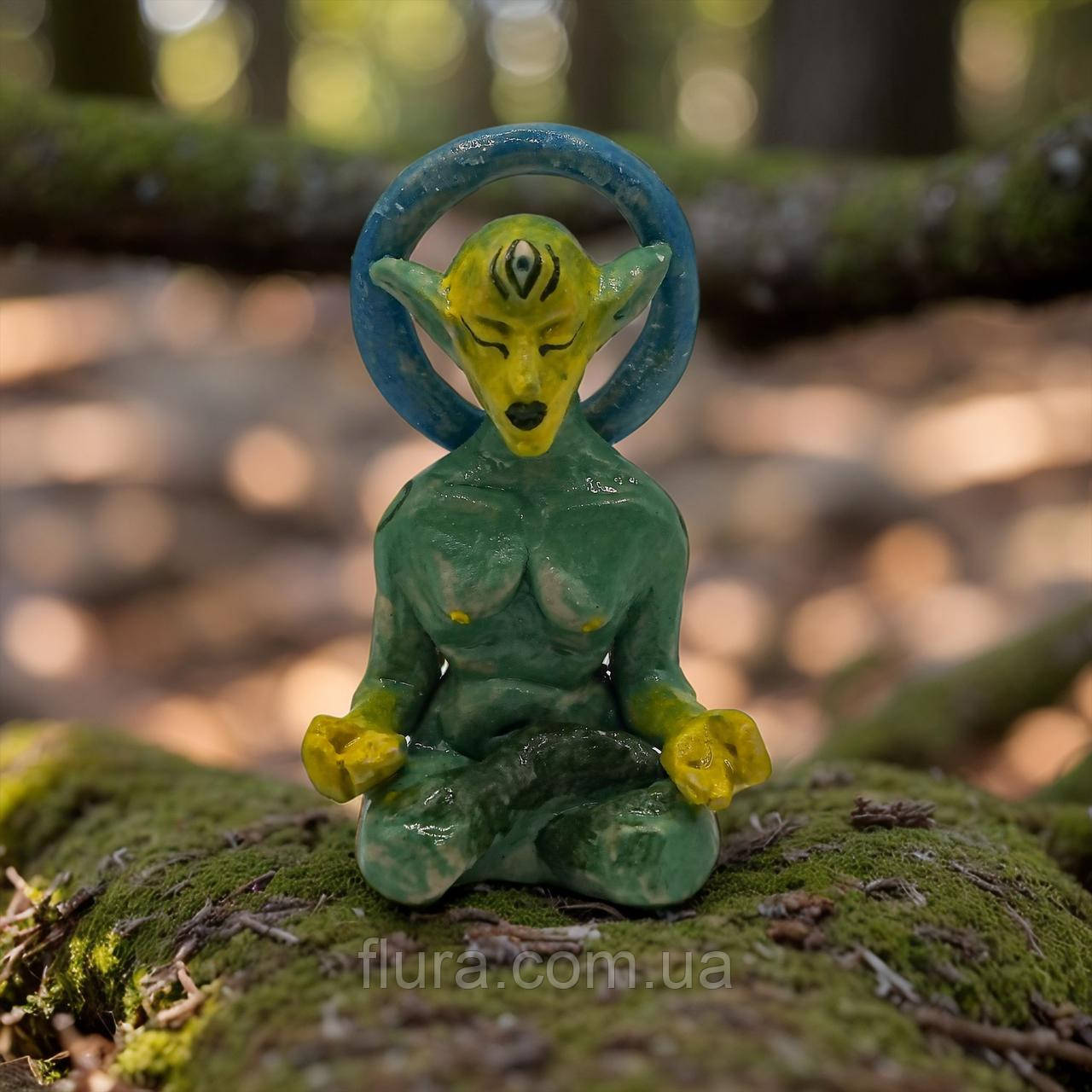 Керамічна фігурка ручної роботи / Статуетка для декору з кераміки, талісман для дому