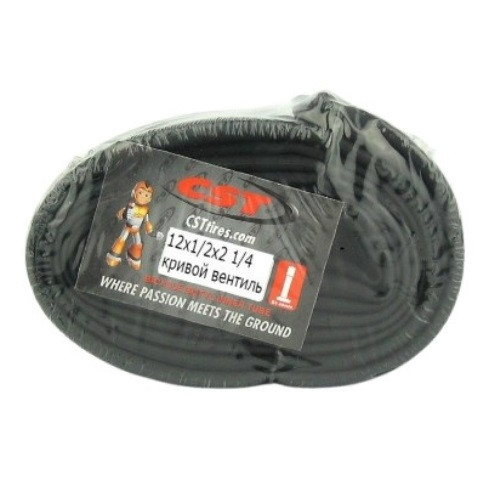 Велокамера CST 12 1/2 x 2 1/4 кривий сосок (57-203), фото 1
