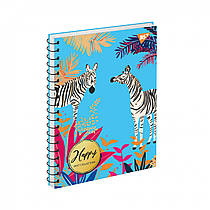 Зошит для записів А5 YES Happy 80 аркушів клітинка (151970)