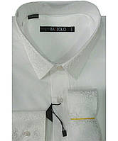 Рубашка мужская с галстуком Bazzolo SKY-1351sl айвери