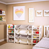 Пластиковий органайзер з ящиками та полицями для дитячих іграшок та речей Mealux Oliver, фото 2