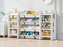 Пластиковий органайзер з ящиками та полицями для дитячих іграшок та речей Mealux Oliver, фото 5