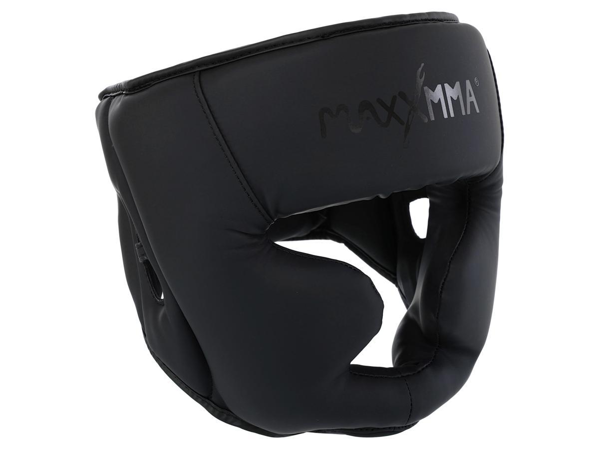 Шолом для боксу MaxxMMA GBH03 M чорний, фото 1