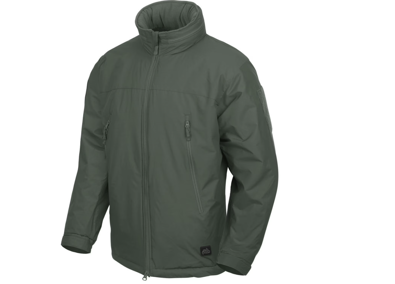 Зимова термокуртка Helikon-Tex Level 7 Apex Climashield Alpha Green — утеплена чоловіча куртка з капюшоном