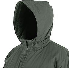 Зимова термокуртка Helikon-Tex Level 7 Apex Climashield Alpha Green — утеплена чоловіча куртка з капюшоном, фото 4