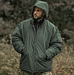 Зимова термокуртка Helikon-Tex Level 7 Apex Climashield Alpha Green — утеплена чоловіча куртка з капюшоном, фото 8