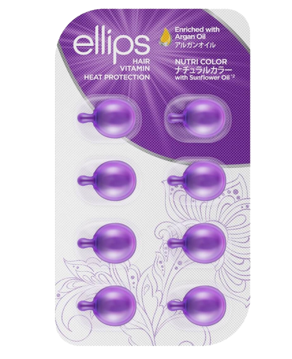 Капсули для волосся "Сяйво кольору з олією соняшника" (8 шт по 1мл), фото 1