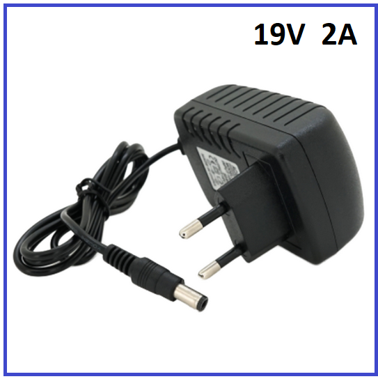 Імпульсний адаптер живлення Voltronic 19В 2А (38Вт) штекер 5.5/2.5, фото 1