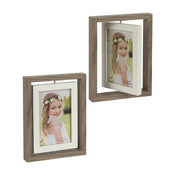 Рамка для фото з обертовою внутрішньою рамкою на 1 фото 10*15 см фоторамка