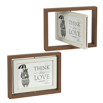 Рамка для фото з обертовою внутрішньою рамкою на 1 фото 18*13 см фоторамка