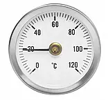 Термометр біметалічний для печей та труб зі шкалою 0–120°C Ruhhy 26557, фото 3