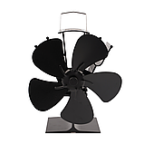 Камінний вентилятор термоелектричний KAMINER, 5 лопатей, без електрики, 60–345°C - Польща, фото 6