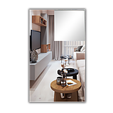 Дзеркало в алюмінієвій рамі 1000 х 600 мм., фото 2