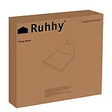 Набір для піци Ruhhy 24264 – гранітний камінь 38×36×2 см + бамбукова дошка 35×29 см, фото 9