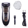 Акумуляторна електробритва, USB, SURKER SK-316 / Тример для чоловічої бороди / Тример для стрижки бороди, фото 6
